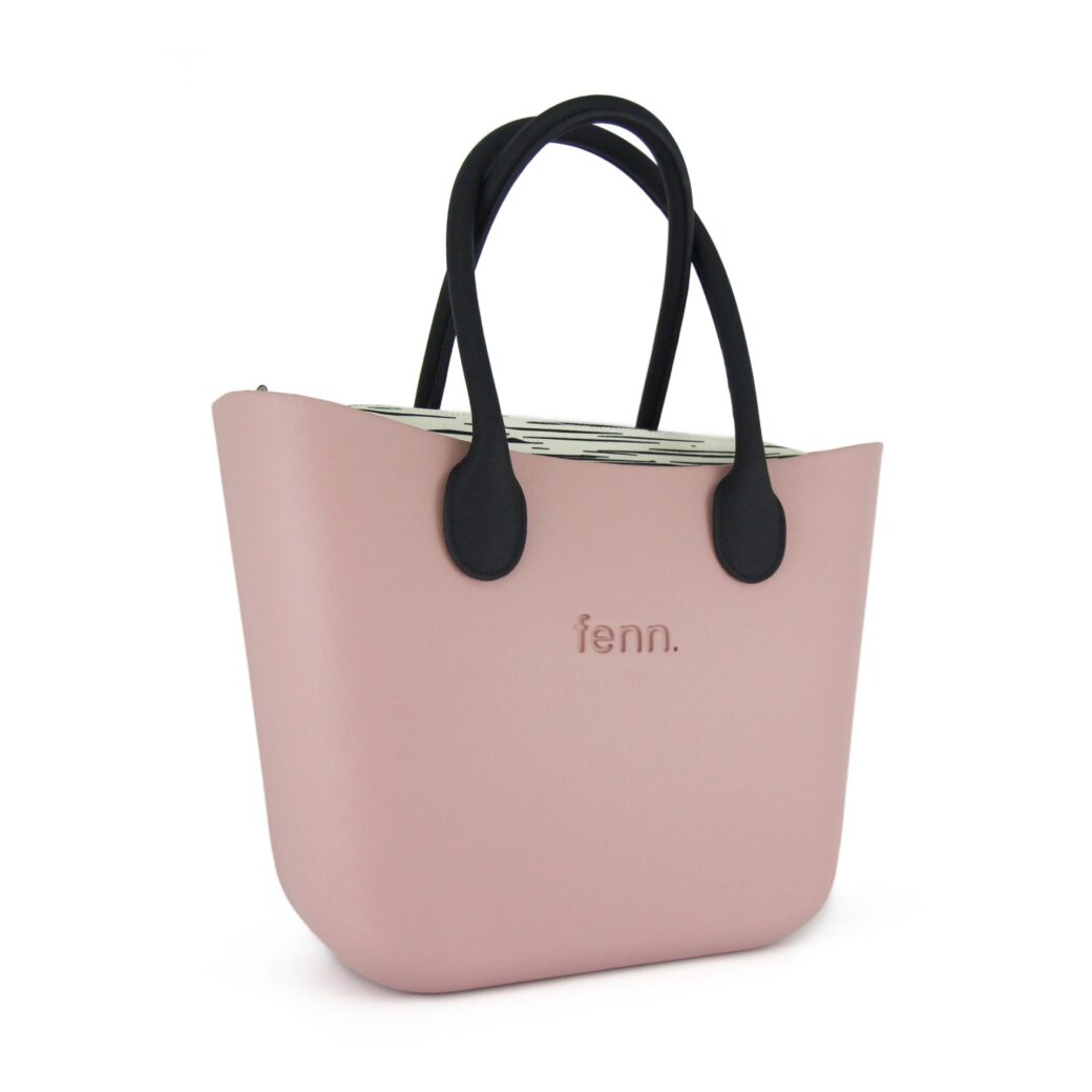 FENN  ORIGINAL COLLECTION PINK – pattern 45 inner – silver zip – black round microfiber handle