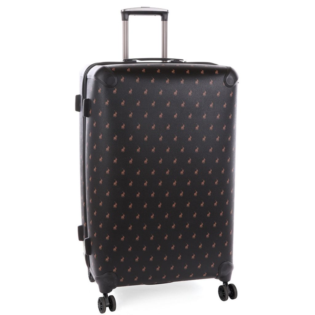 Saleys Travel Bags Polo Double pack 2-piece medium luggage set -black - Image 5
