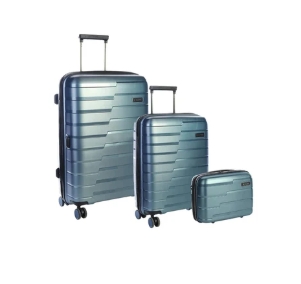 Saleys Travel Bags Cellini Microlite 3 Piece Travel Set Blue
