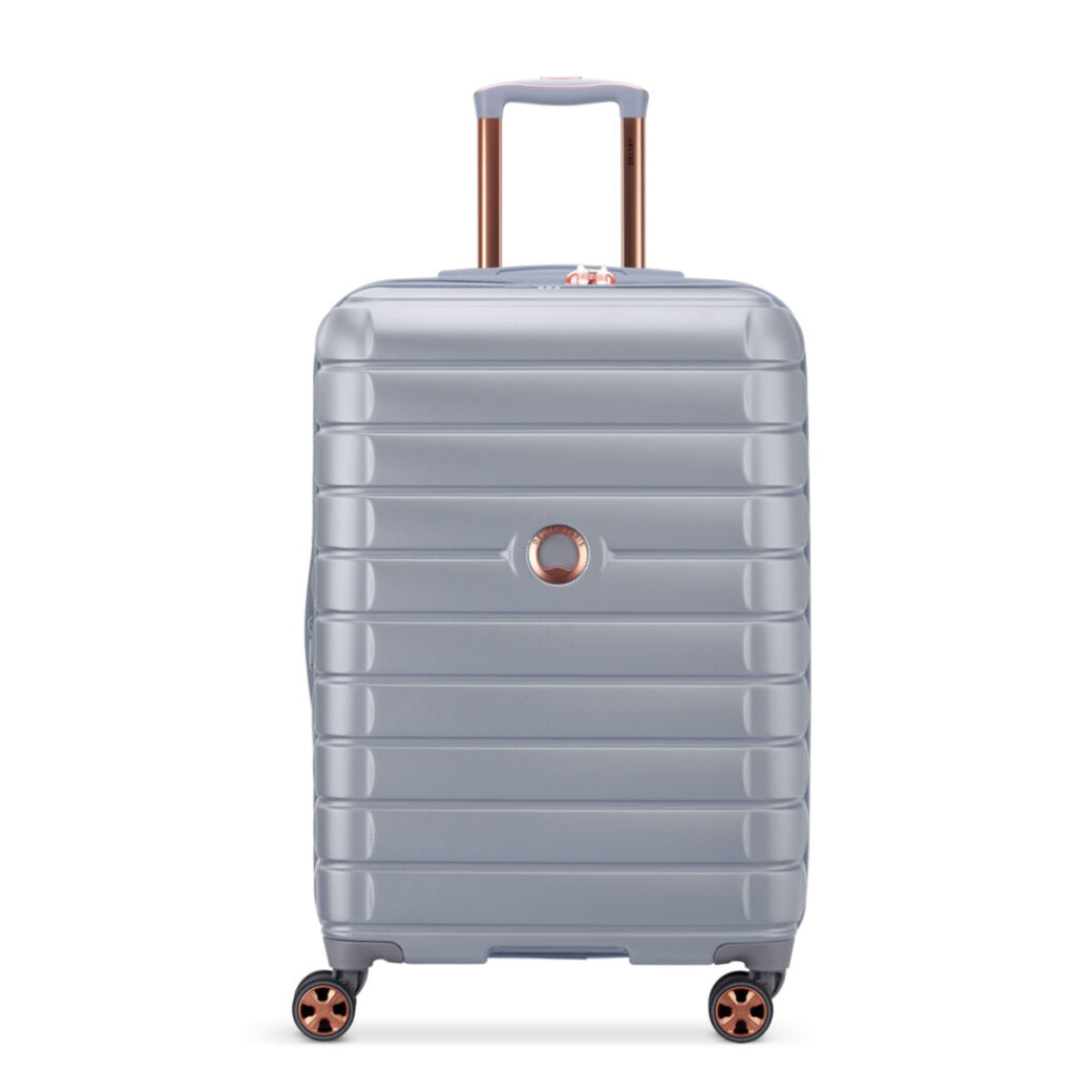 DELSEY SHADOW 5.0 70CM 4DW TROLLEY CASE -SILVER