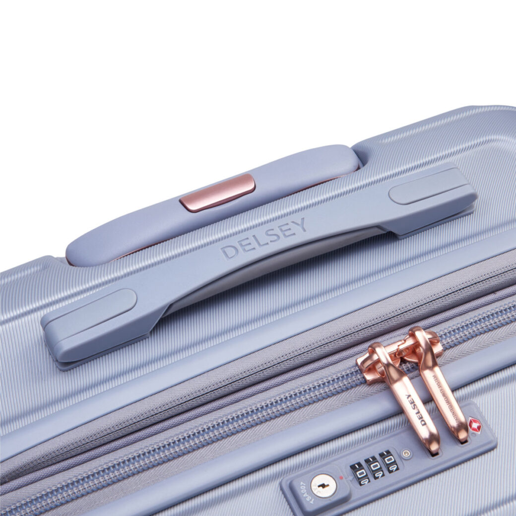 DELSEY SHADOW 5.0 70CM 4DW TROLLEY CASE -SILVER - Image 12
