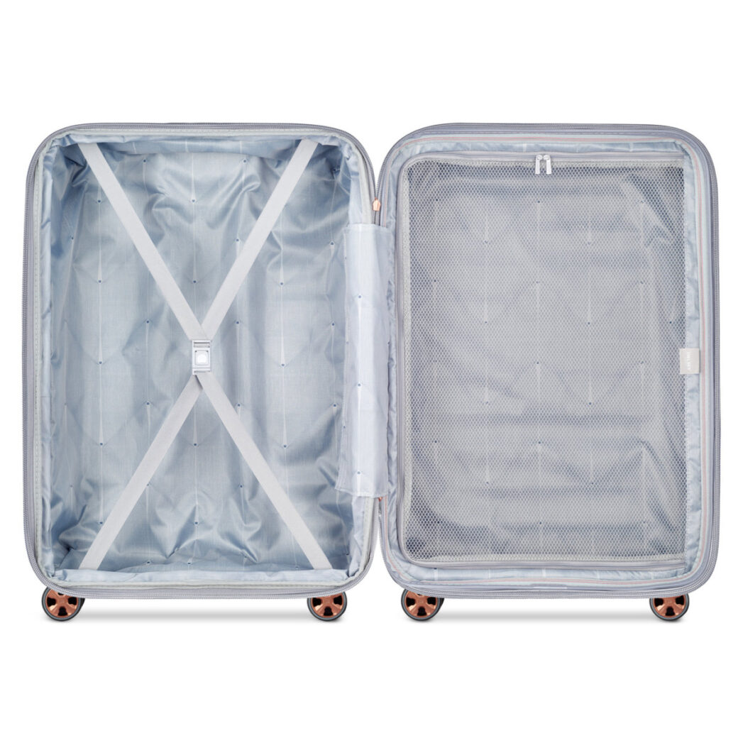 DELSEY SHADOW 5.0 70CM 4DW TROLLEY CASE -SILVER - Image 4