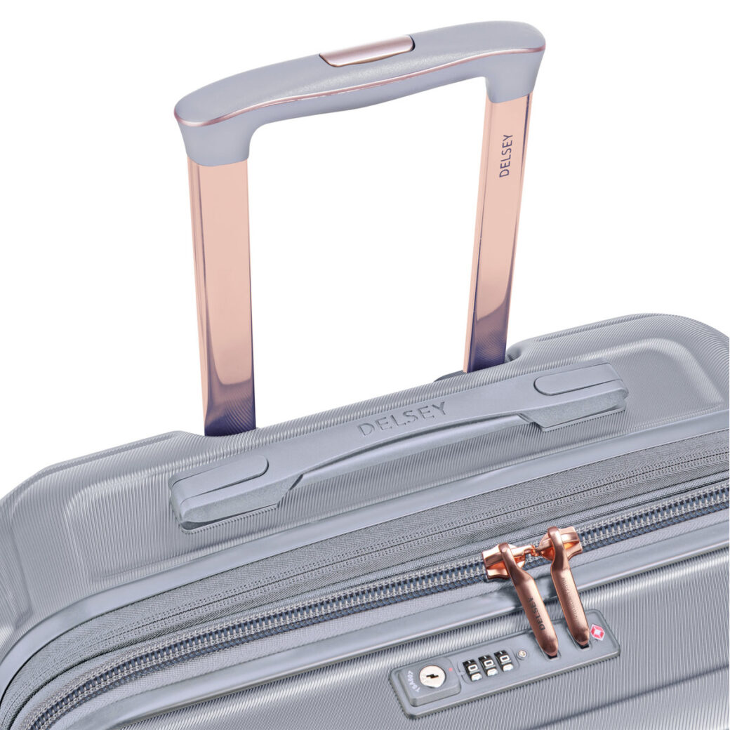 DELSEY SHADOW 5.0 70CM 4DW TROLLEY CASE -SILVER - Image 7