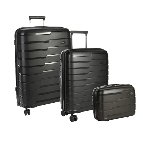 Cellini Microlite 3 Piece Travel Set Black