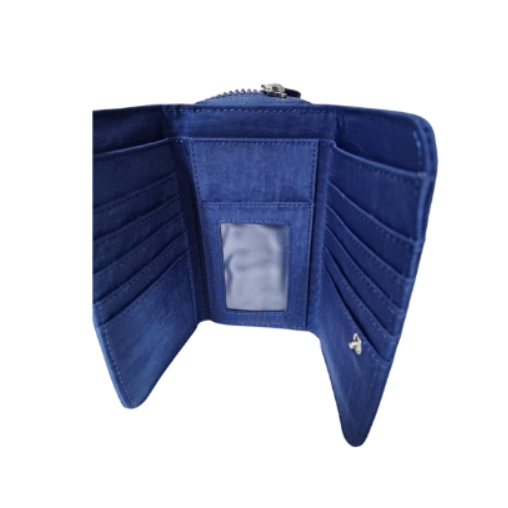 Saleys Travel Bags Free Spirit -Crinkle Collection: Small Zip Flap Purse - Ocean - Image 2