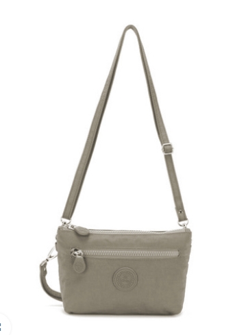 Free Spirit -Crinkle Collection: Double Zip Sling - Sand