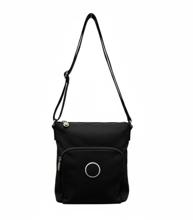 Saleys Travel Bags Free Spirit -Crinkle Collection: Large Crossbody - Black