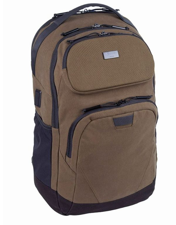 Cellini Explorer Pro Large Business Backpack with Shockproof Pocket -Olive