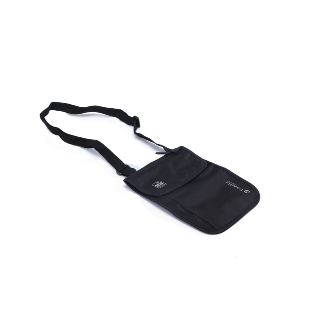 Travelite Neck Pouch -Black - Image 2