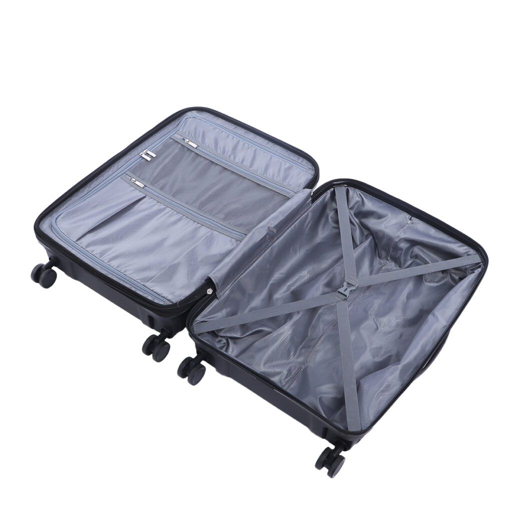 TRAVELITE SANTIAGO 78CM TROLLEY CASE -BLACK - Image 2