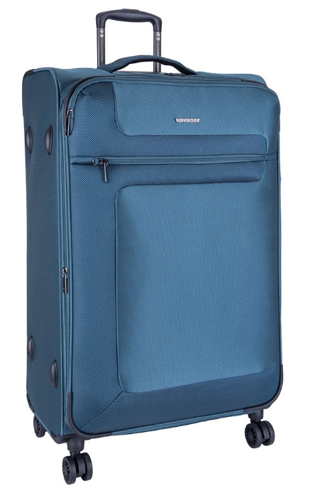 Voyager Istria Large 4 Wheel Trolley Case -Teal