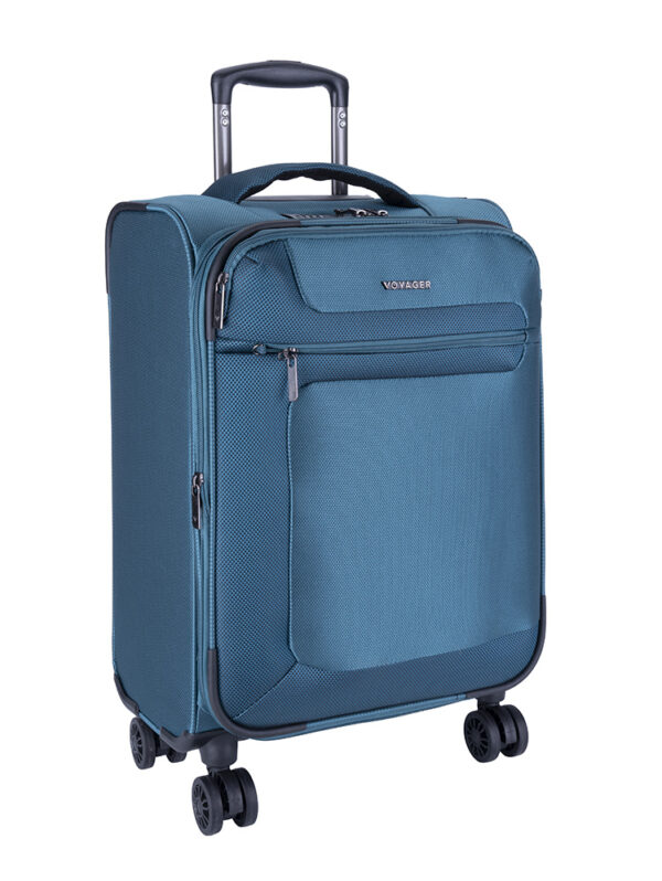 Voyager Istria 4 Wheel Carry On Trolley -Teal