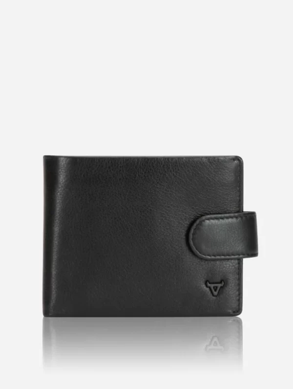 BRANDO ESSENTIAL LEATHER EXECUTIVE WALLET, BLACK