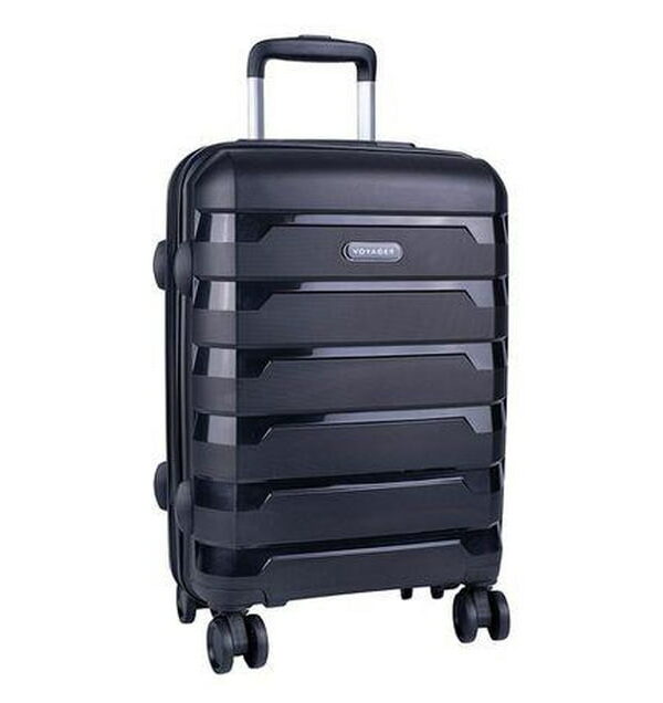 Voyager Pacific Carry On Trolley Case - 55cm - BLACK