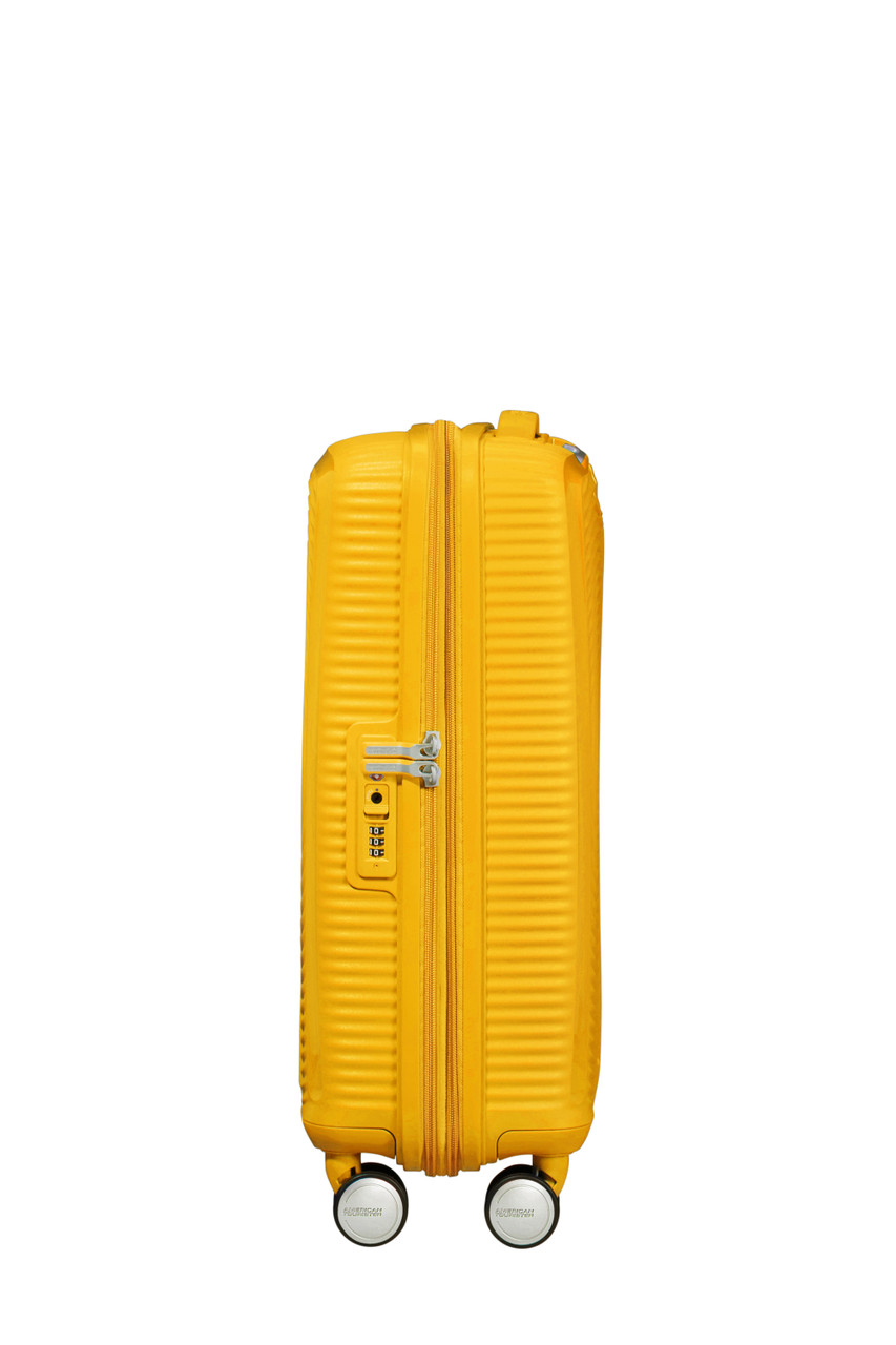 Saleys Travel Bags American Tourister Soundbox Exp Spinner 55cm - Golden Yellow - Image 7