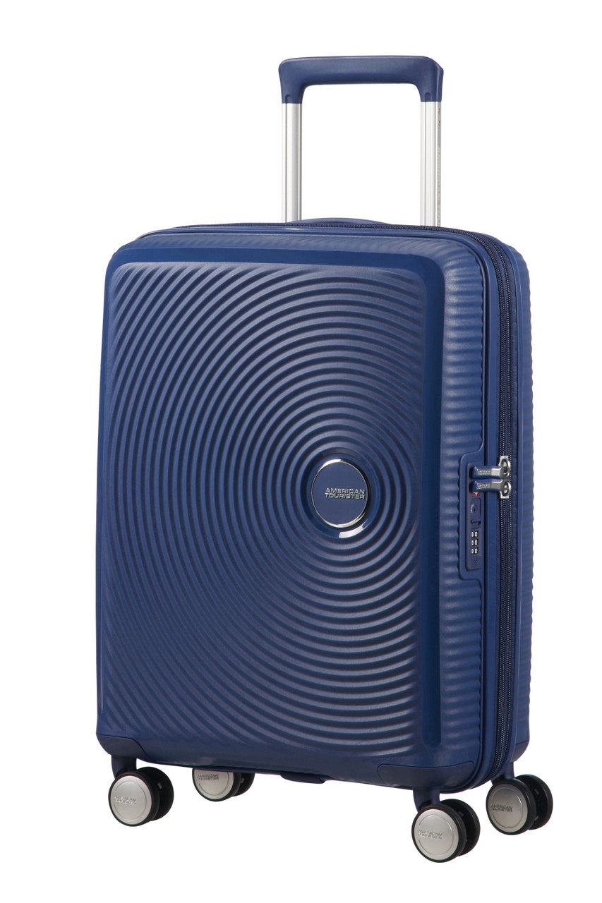 Saleys Travel Bags American Tourister Soundbox Exp Spinner 55cm - Mid Navy