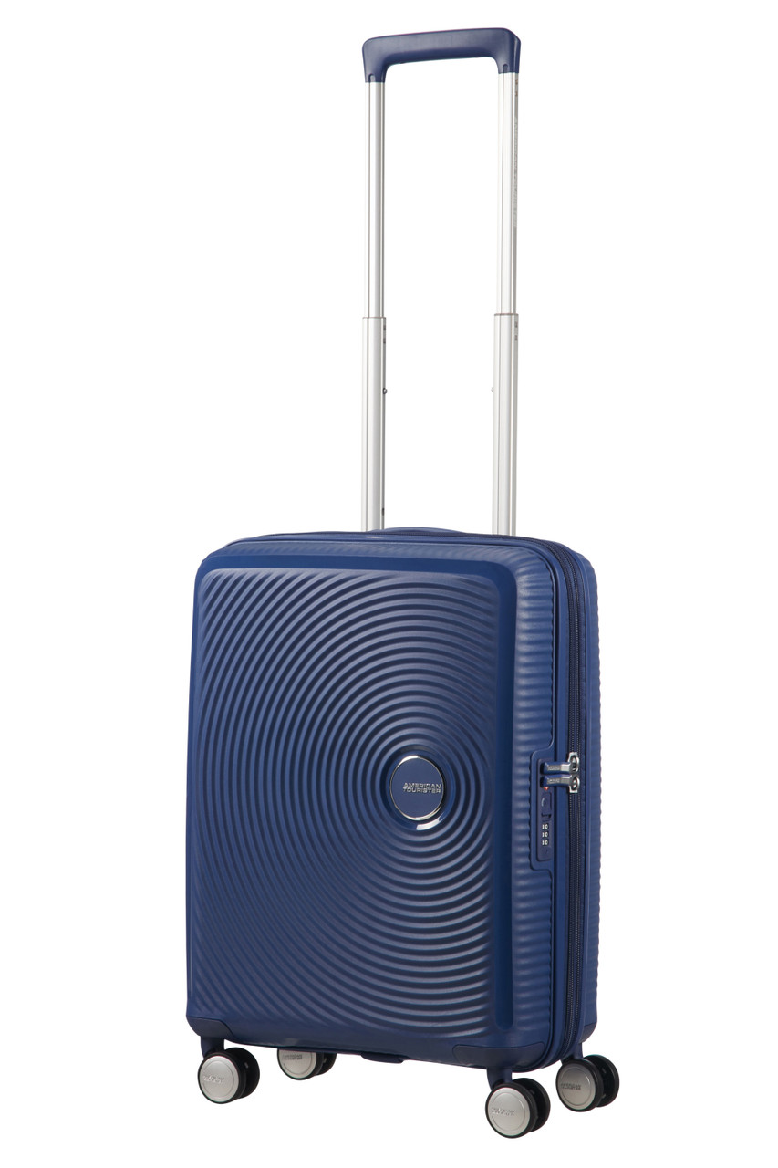 Saleys Travel Bags American Tourister Soundbox Exp Spinner 55cm - Mid Navy - Image 6