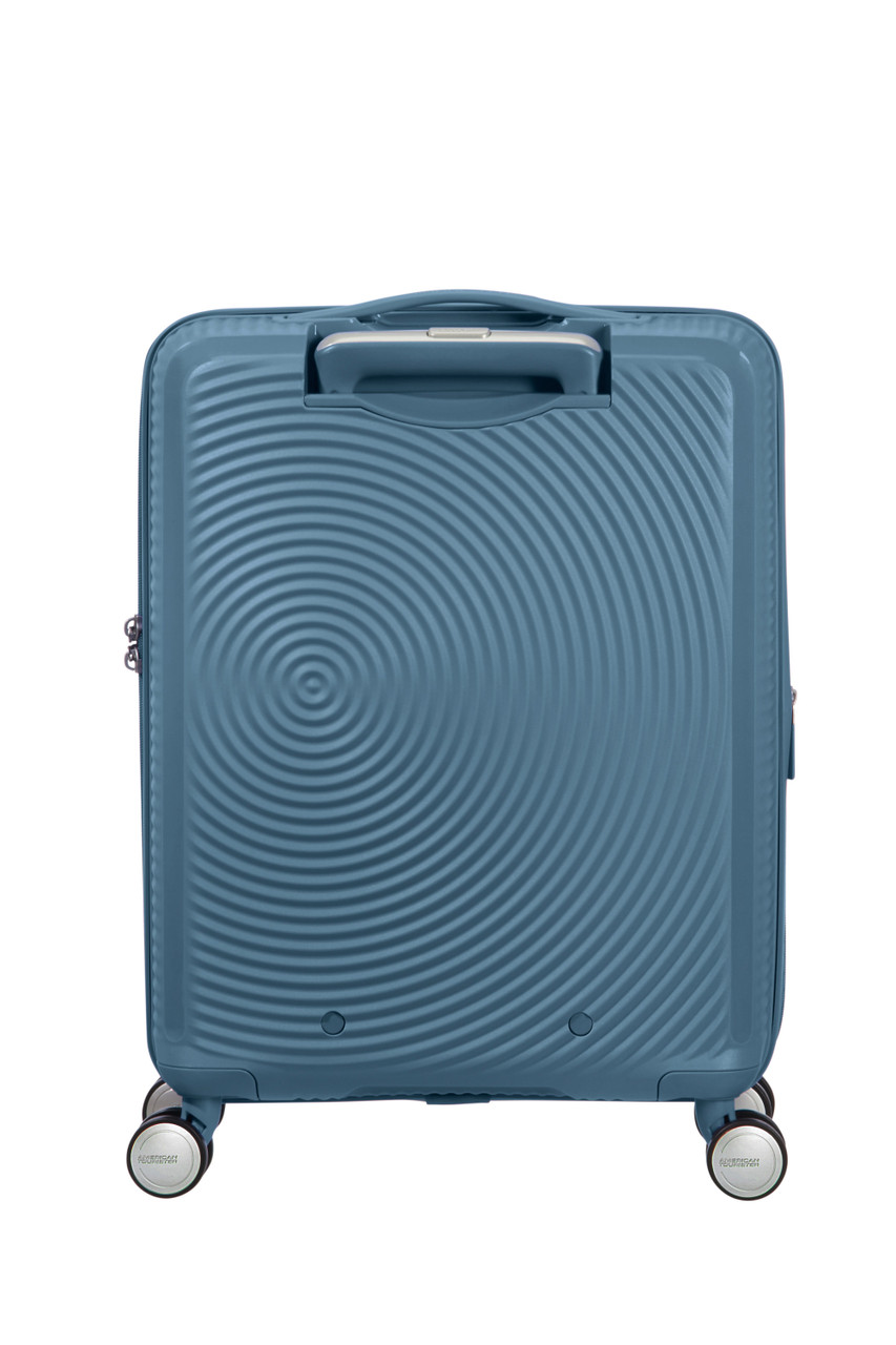 Saleys Travel Bags American Tourister Soundbox Exp Spinner 55cm - Stone Blue - Image 5