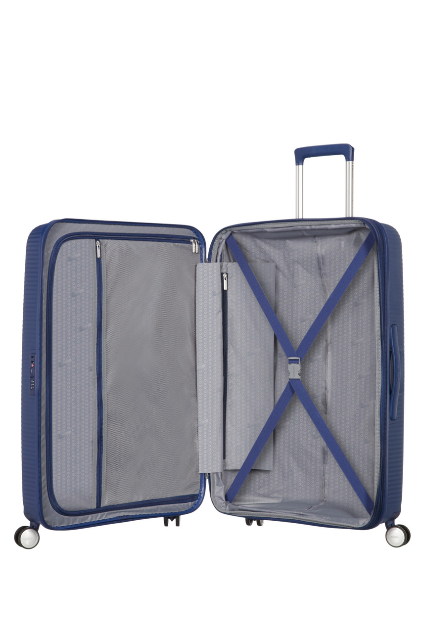 Saleys Travel Bags American Tourister Soundbox Exp Spinner 77cm - Mid Navy - Image 2