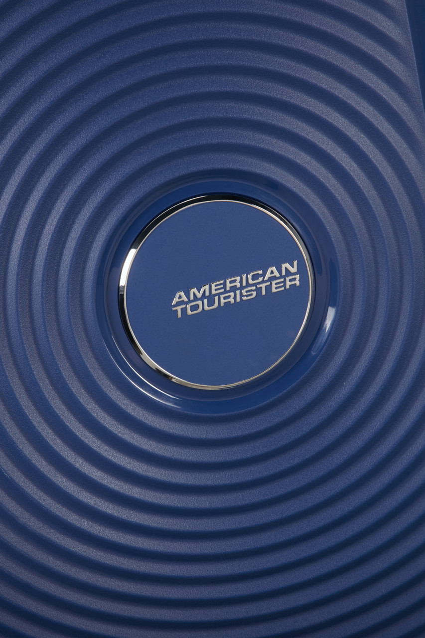 Saleys Travel Bags American Tourister Soundbox Exp Spinner 55cm - Mid Navy - Image 2