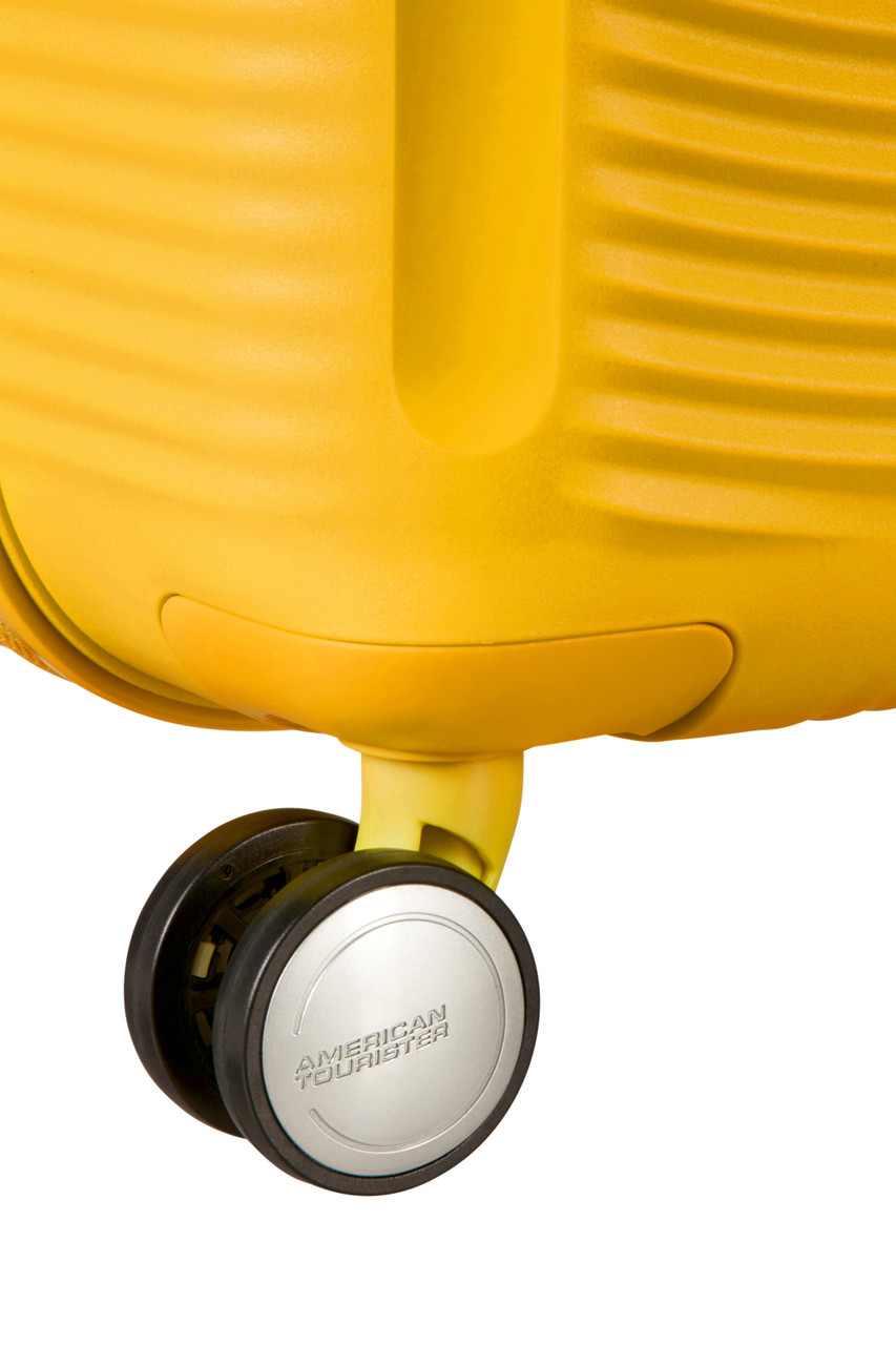 Saleys Travel Bags American Tourister Soundbox Exp Spinner 55cm - Golden Yellow - Image 4