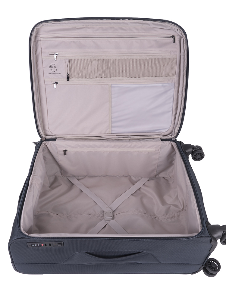 Saleys Travel Bags Cellini Microlite S Medium 4 Wheel Trolley Case-NAVY - Image 2