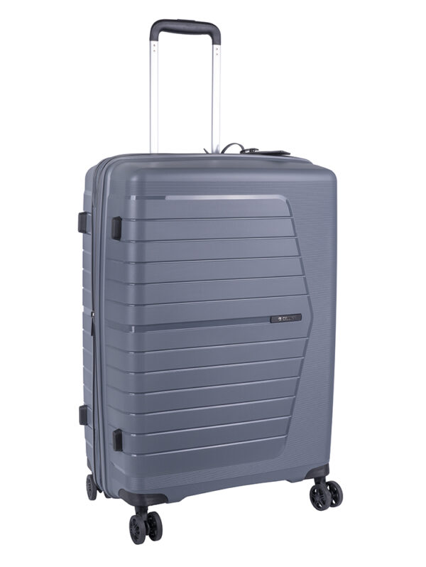 Cellini Starlite Medium 4 Wheel Trolley Case-GREY