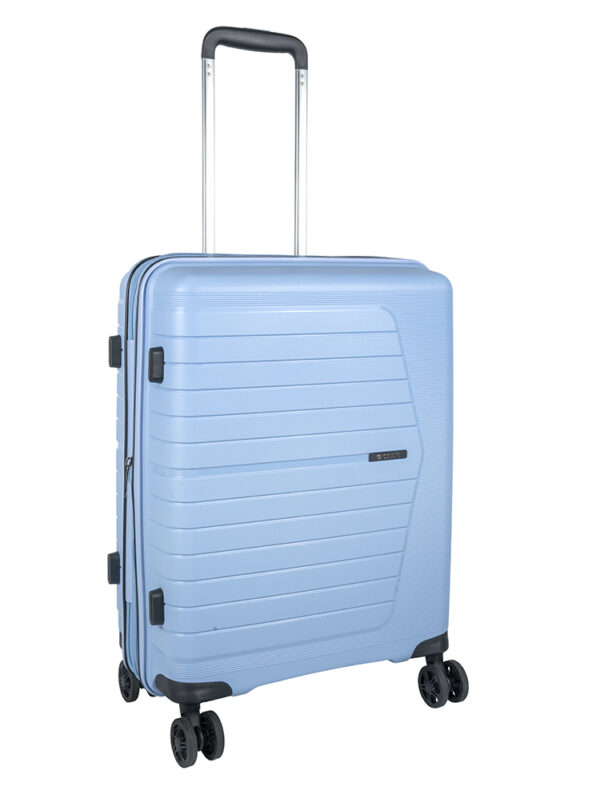 Cellini Starlite 4 Wheel Carry On Trolley-CHAMBRAY BLUE
