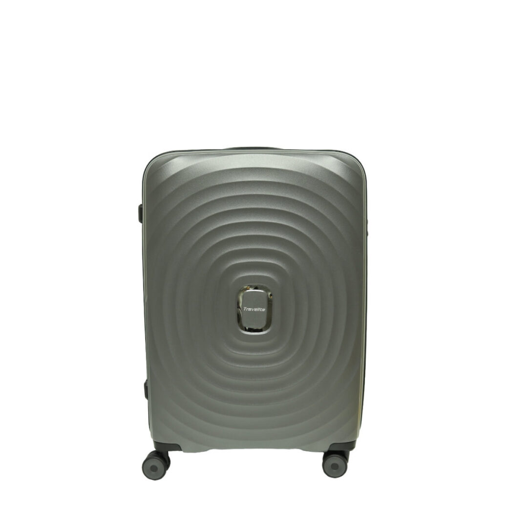 TRAVELITE TWIRL 54CM CABIN TROLLEY CASE-SILVER