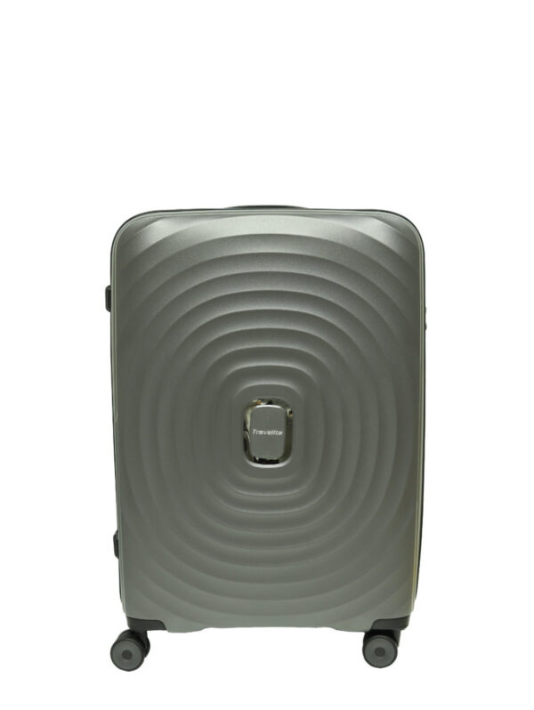 TRAVELITE TWIRL 54CM CABIN TROLLEY CASE-SILVER