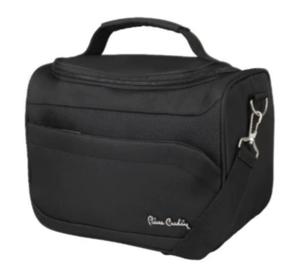 PIERRE CARDIN LYON BEAUTY CASE-BLACK