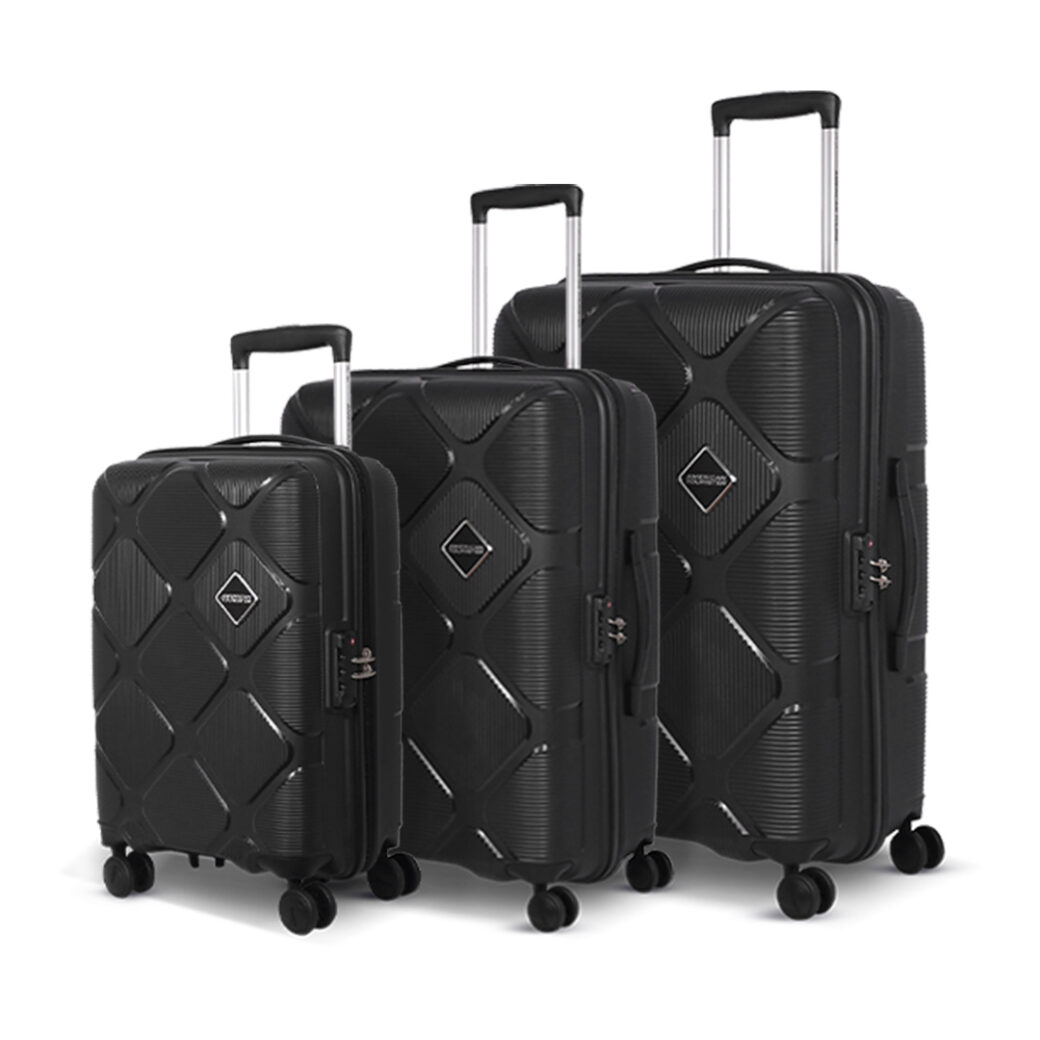 American Tourister Instavibe Luggage Set | Black