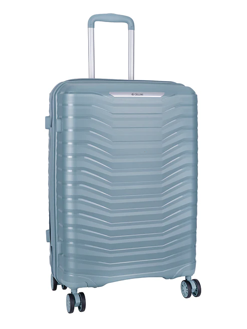 Cellini Aerotech 65cm Medium 4 Wheel Trolley Case-GREEN