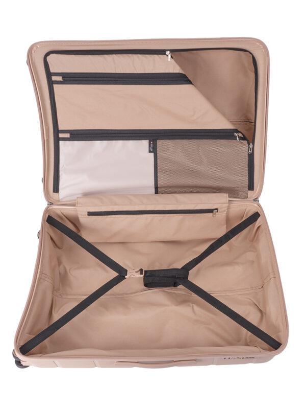 Cellini Rapido Large 4 Wheel Trolley-BEIGE - Image 3