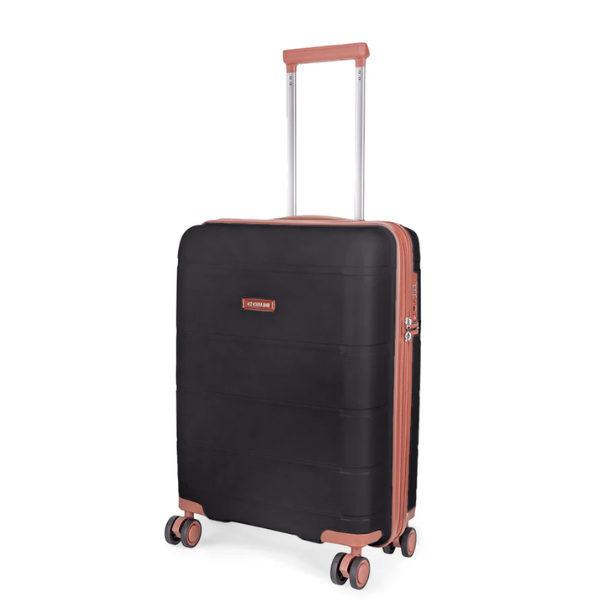 Cellini Monte Carlo Carry On 4 Wheel Trolley Case - Black