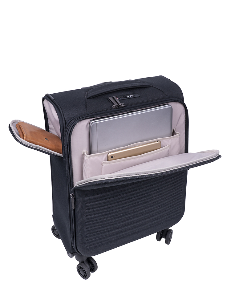 Saleys Travel Bags Cellini Destiny Carry On 4 Wheel Trolley Case - Available in 2 Colors - Image 3