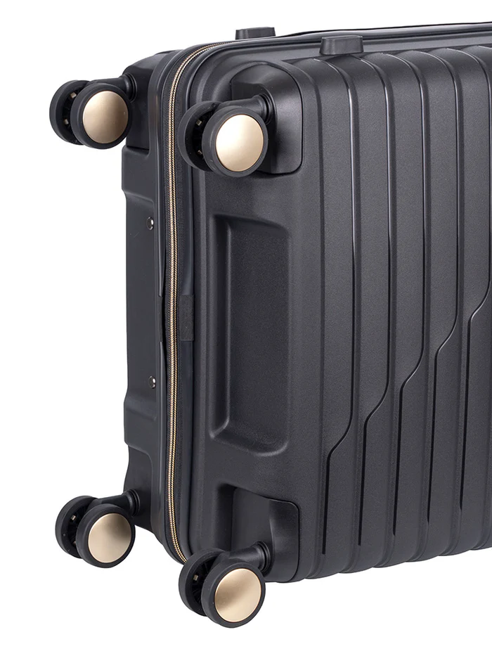 Saleys Travel Bags Cellini Allure Hardshell Medium 4 Wheel Trolley Case - Black - Image 4