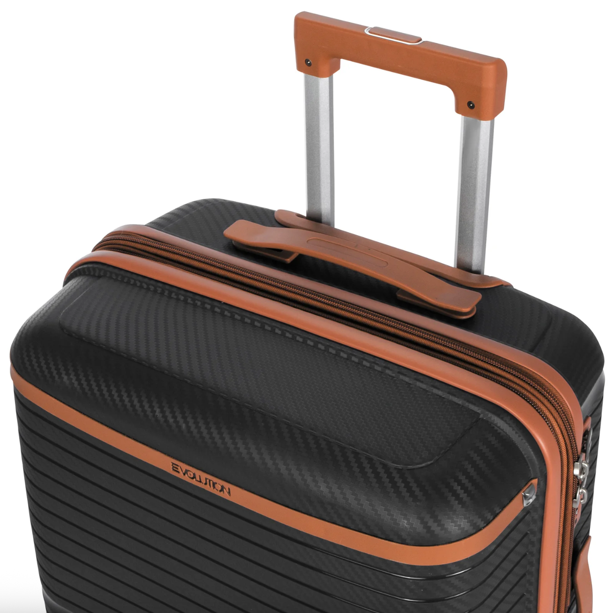 Saleys Travel Bags Evolution Hyde Park 3 Piece Spinner Luggage Sets - Black - Image 3