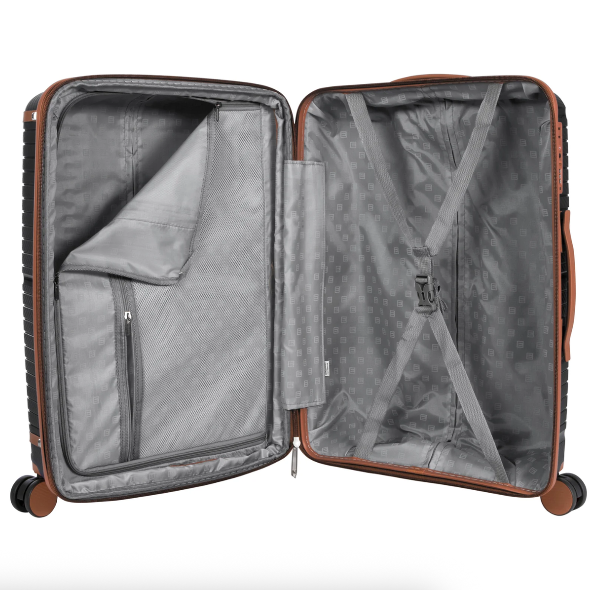 Saleys Travel Bags Evolution Hyde Park 3 Piece Spinner Luggage Sets - Black - Image 5