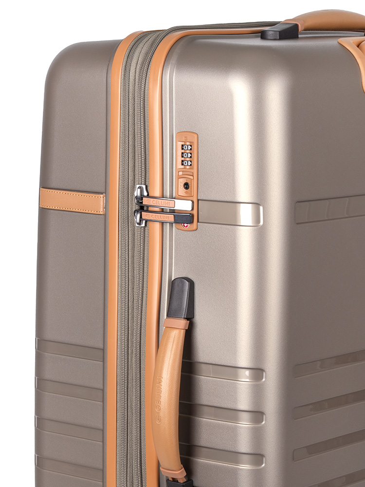 Saleys Travel Bags Cellini Royale Large 4 Wheel Trolley - Champagne - Image 4