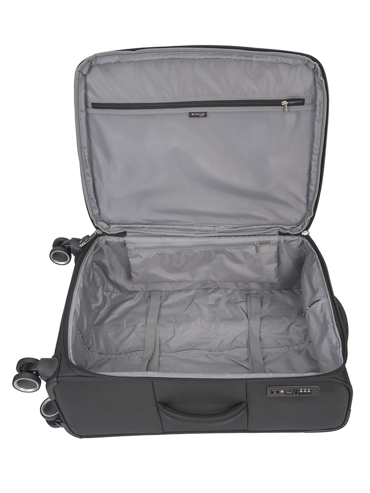 Saleys Travel Bags Cellini Rapido Medium 4 Wheel Trolley - Black - Image 2