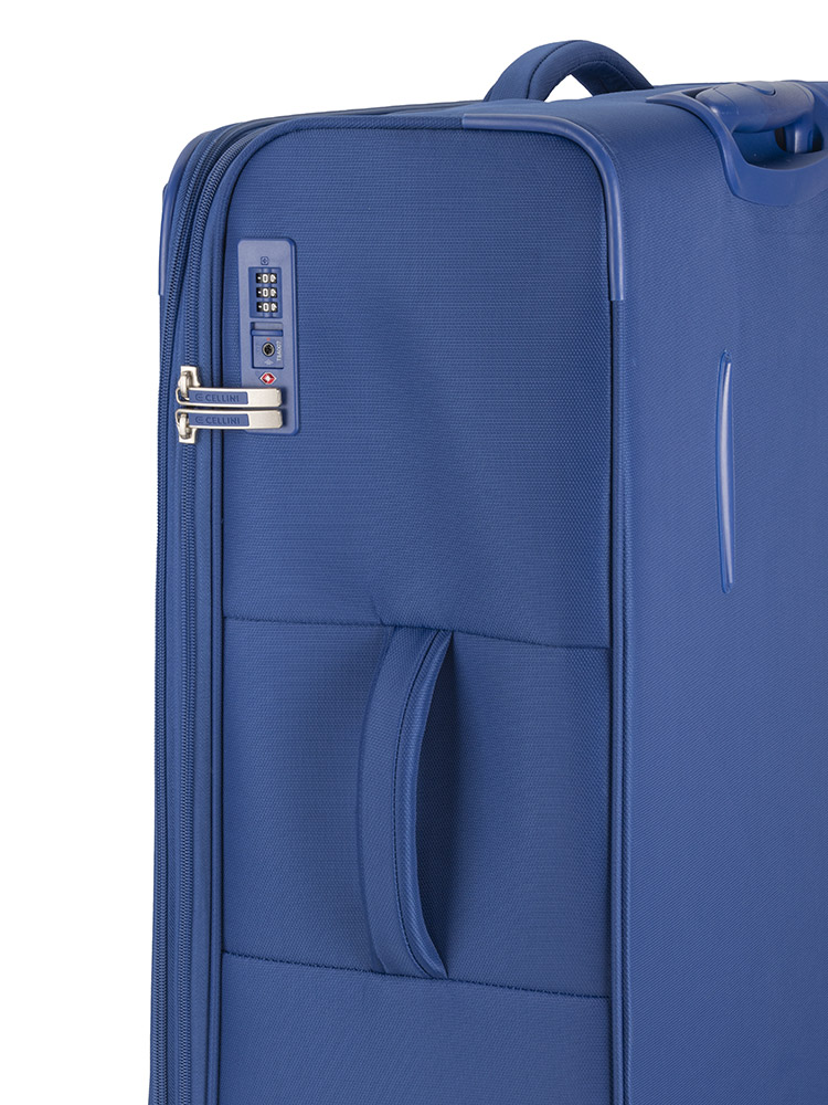 Saleys Travel Bags Cellini Rapido Large 4 Wheel Trolley - Blue - Image 3