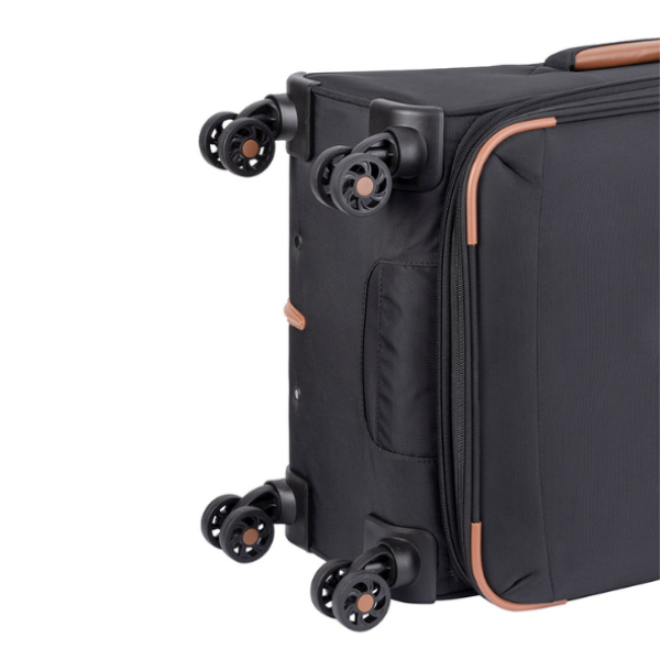Saleys Travel Bags Cellini Monte Carlo Soft 55cm Cabin Spinner - Black - Image 4