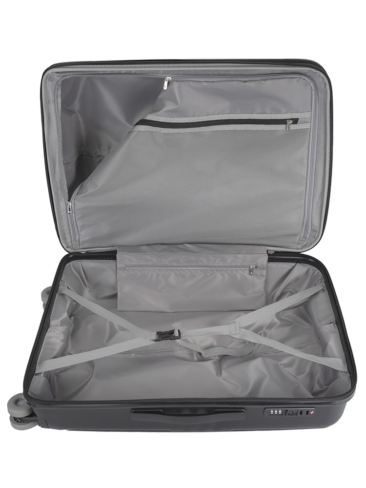 Saleys Travel Bags Cellini Rapido Medium 4 Wheel Trolley - Black - Image 2