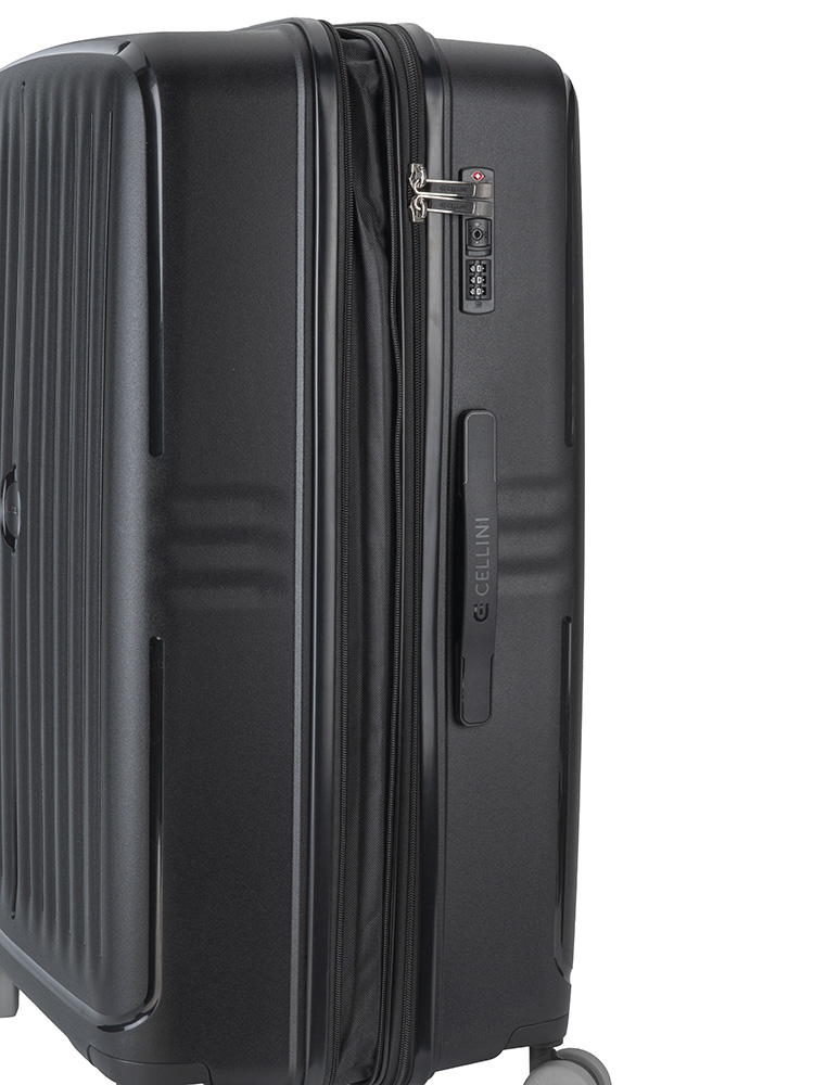 Saleys Travel Bags Cellini Rapido Large 4 Wheel Trolley - Black - Image 4