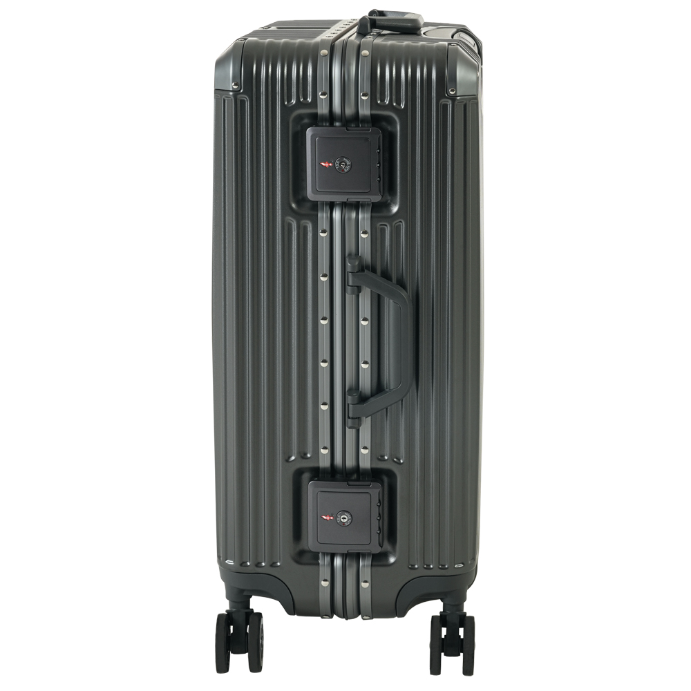 Saleys Travel Bags Paklite Metro Medium Suitcase - Charcoal - Image 5