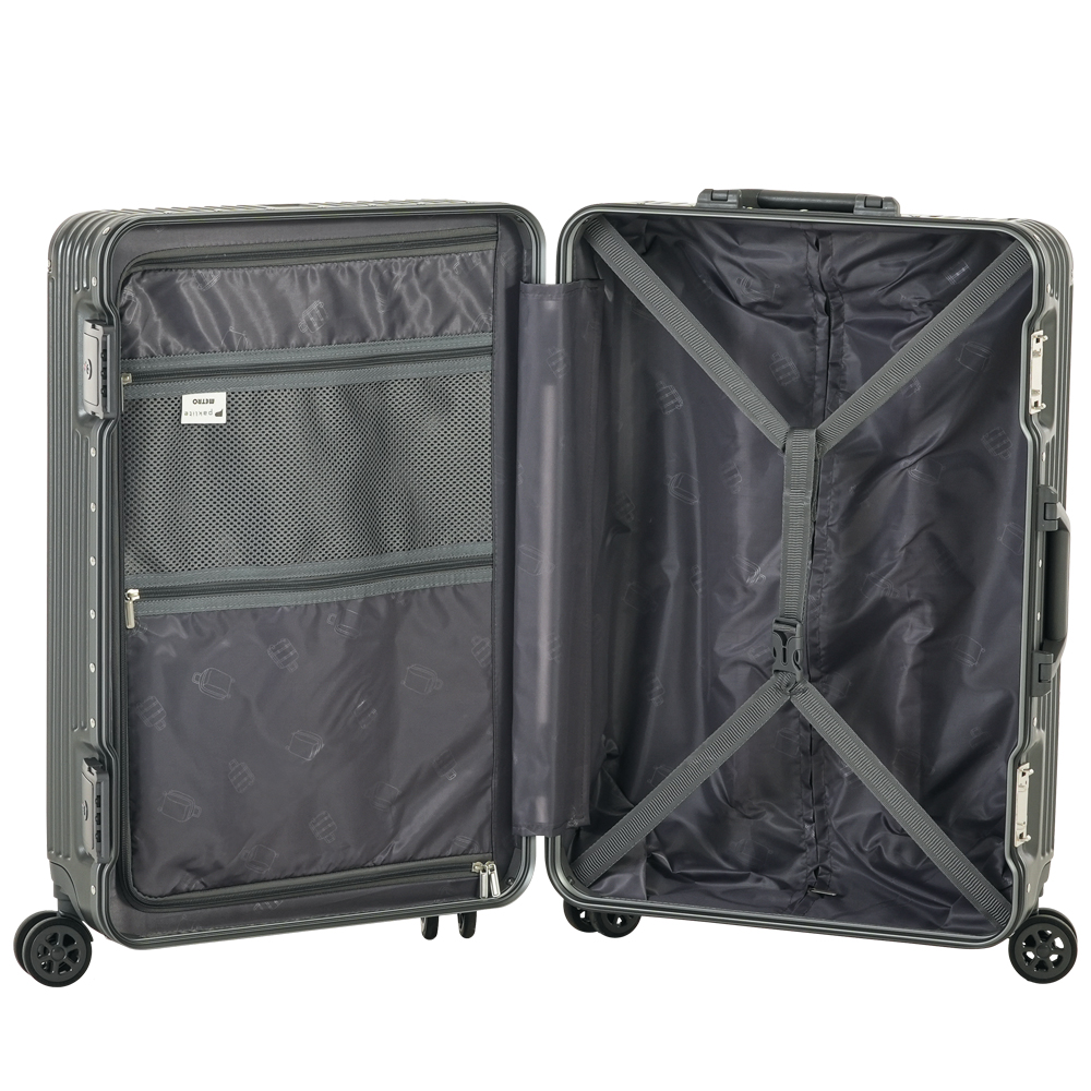 Saleys Travel Bags Paklite Metro Medium Suitcase - Charcoal - Image 2