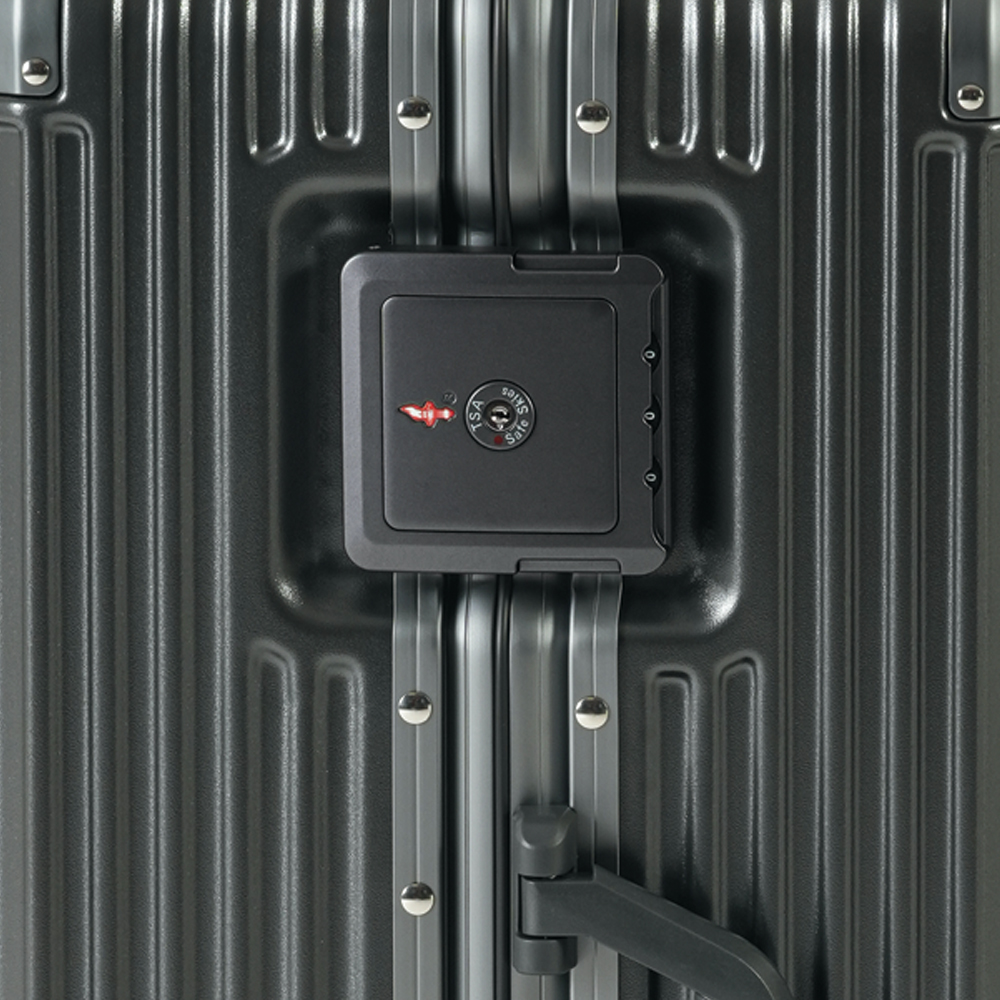 Saleys Travel Bags Paklite Metro Medium Suitcase - Charcoal - Image 4