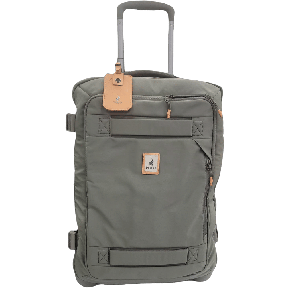 Saleys Travel Bags Polo Freedom Carry On 2 Wheel Trolley Duffel - Green - Image 2