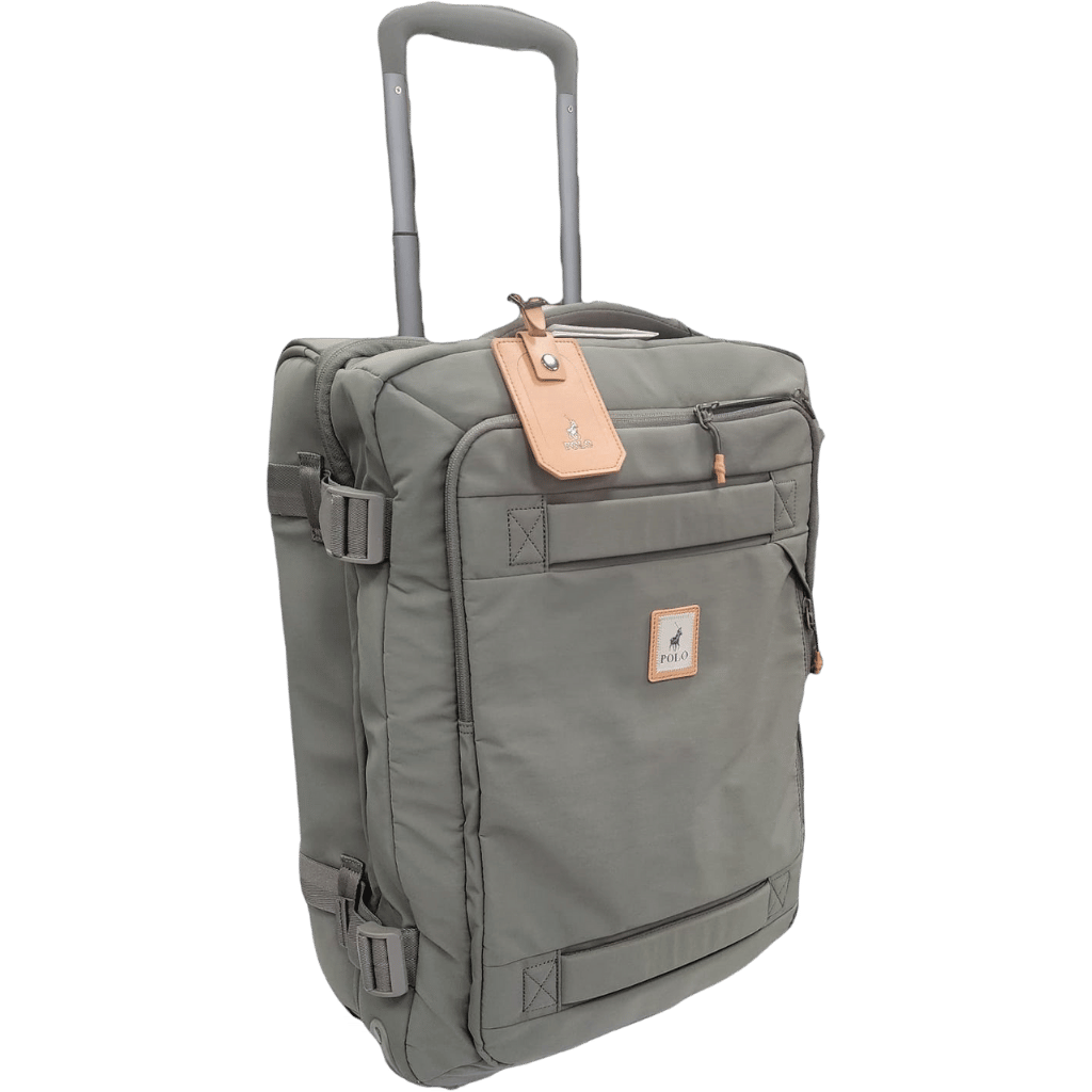 Saleys Travel Bags Polo Freedom Carry On 2 Wheel Trolley Duffel - Green